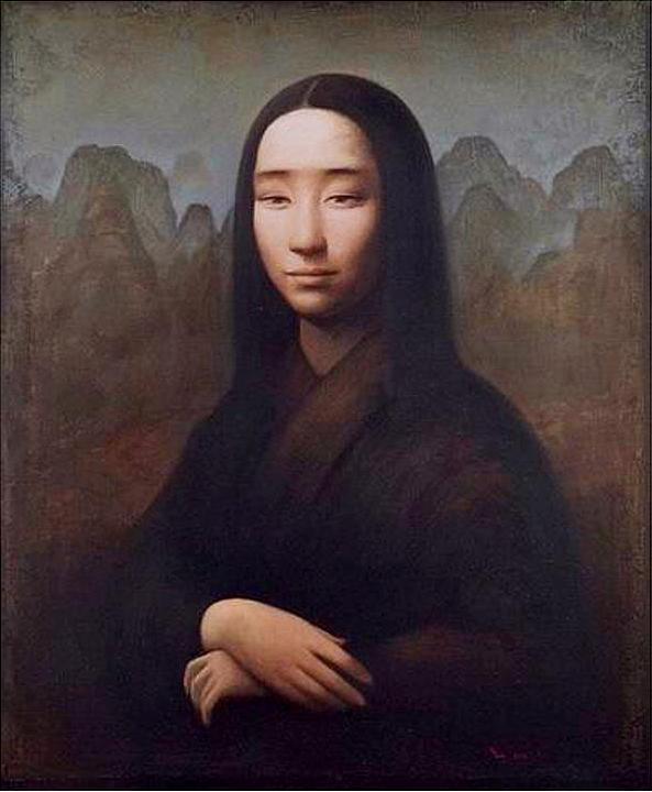 0193 Yin Xin - Mona Lisa after Da Vinci
